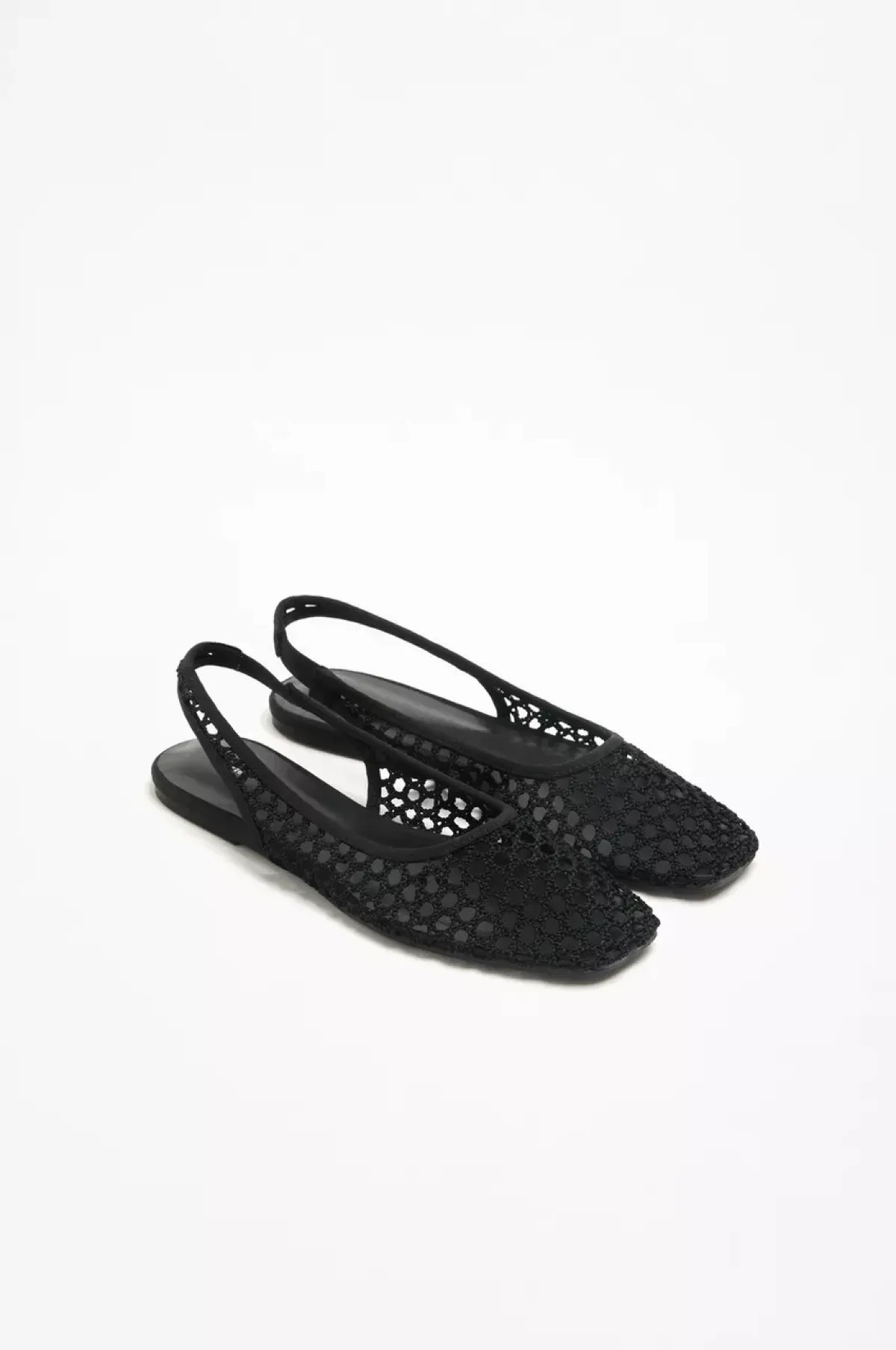 MESH SLINGBACK BALLET FLATS 2