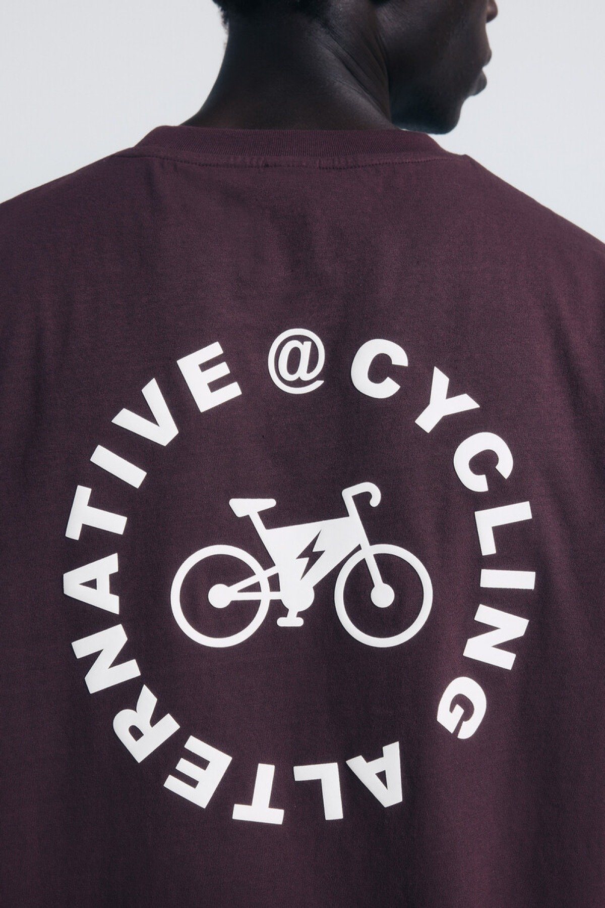Playera alternative cycling Guinda