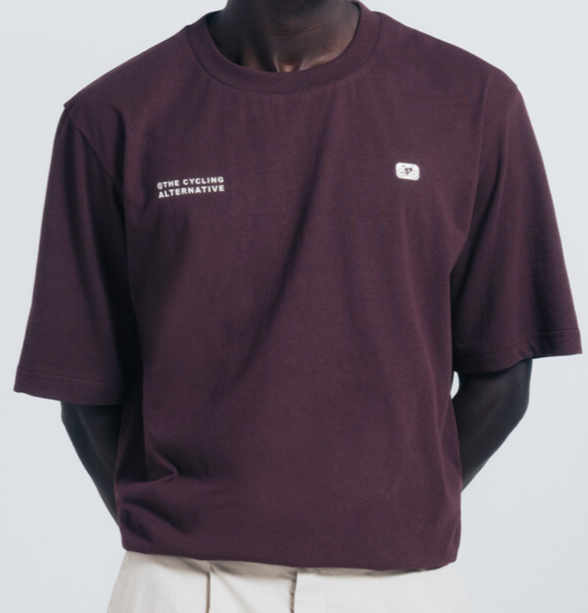 Playera alternative cycling Guinda 2