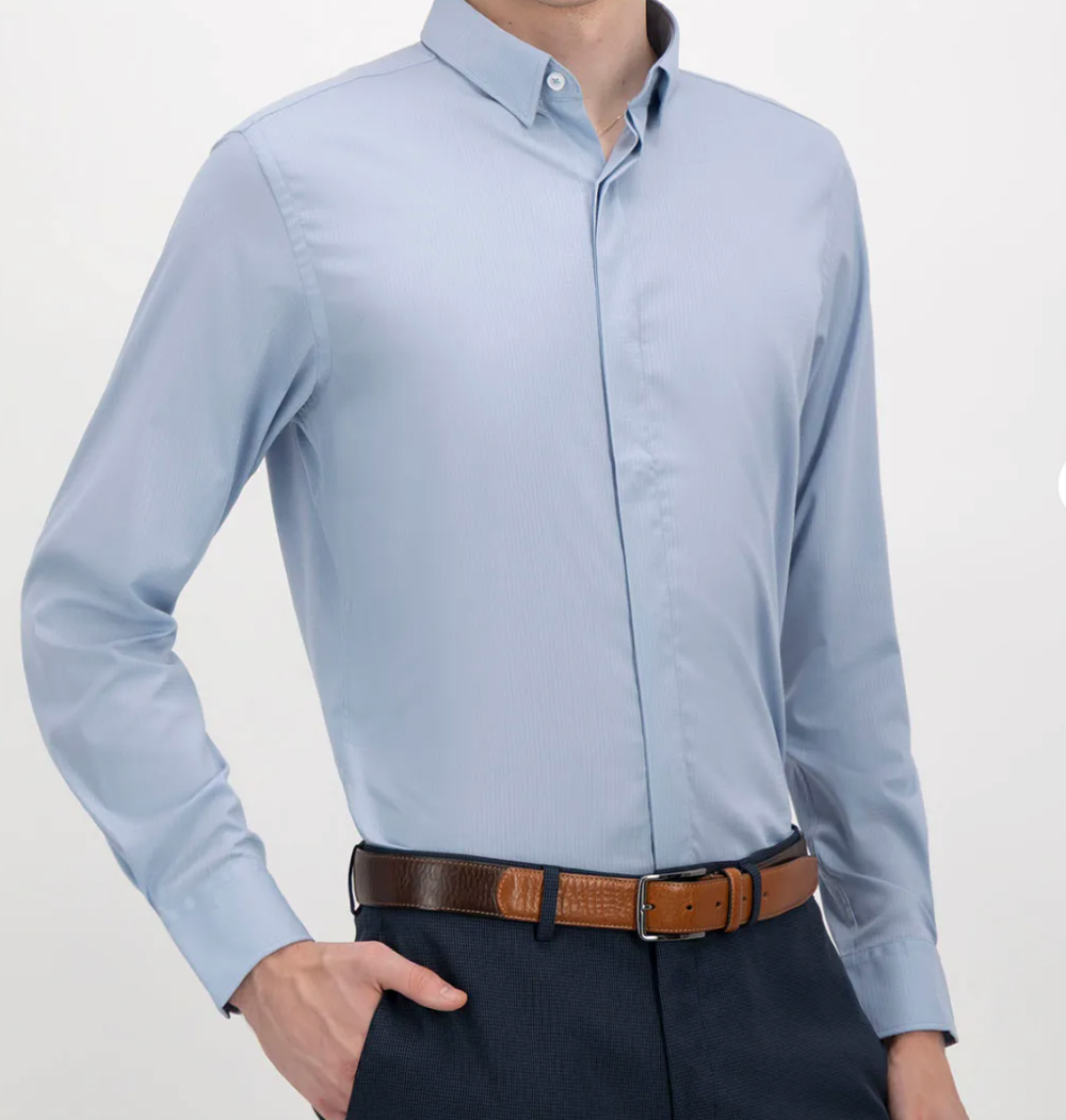     Camisa Formal Bamboo Fiber Skinny Fit
