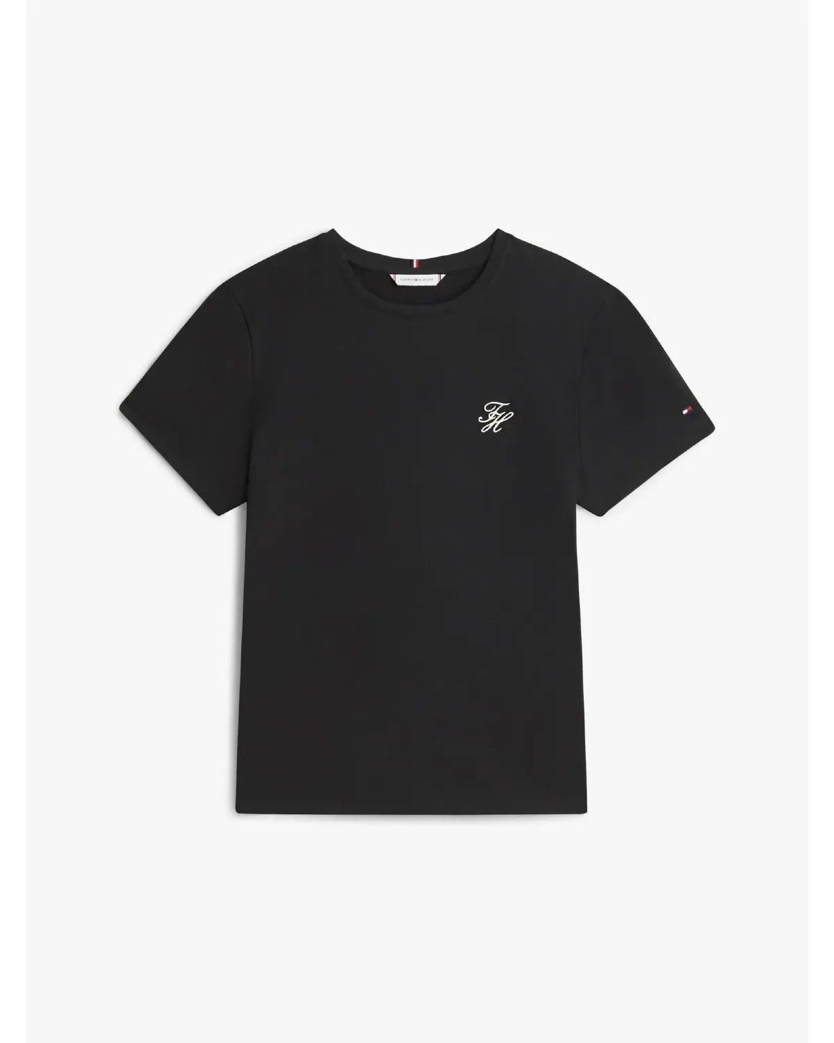 Playera Cuello Redondo Negra