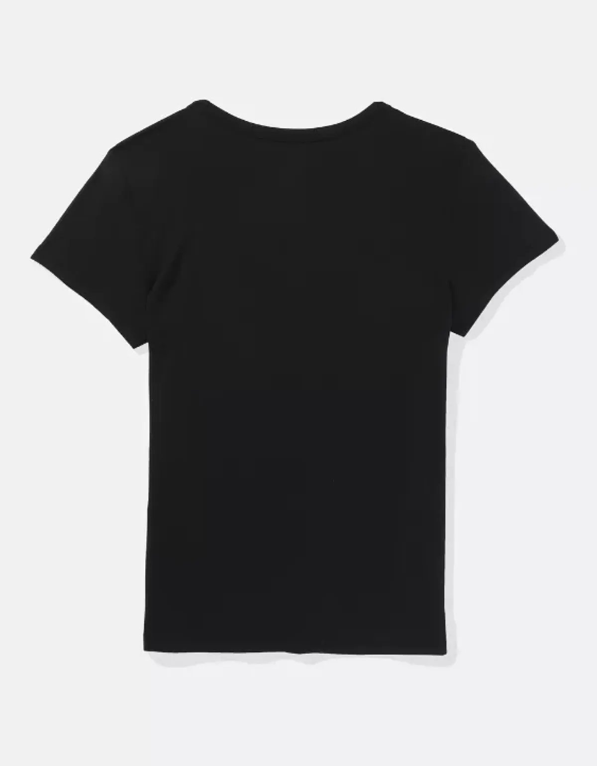 AE Playera Manga Corta con Escote V Negra 2
