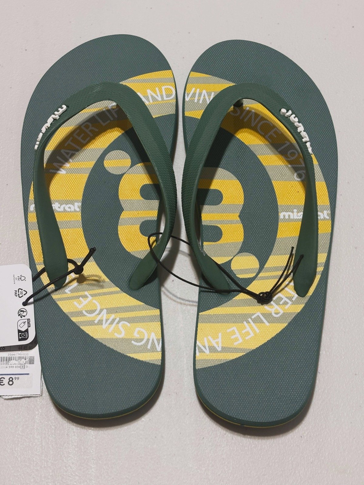Sandalia de dedos Mistral Verde 2