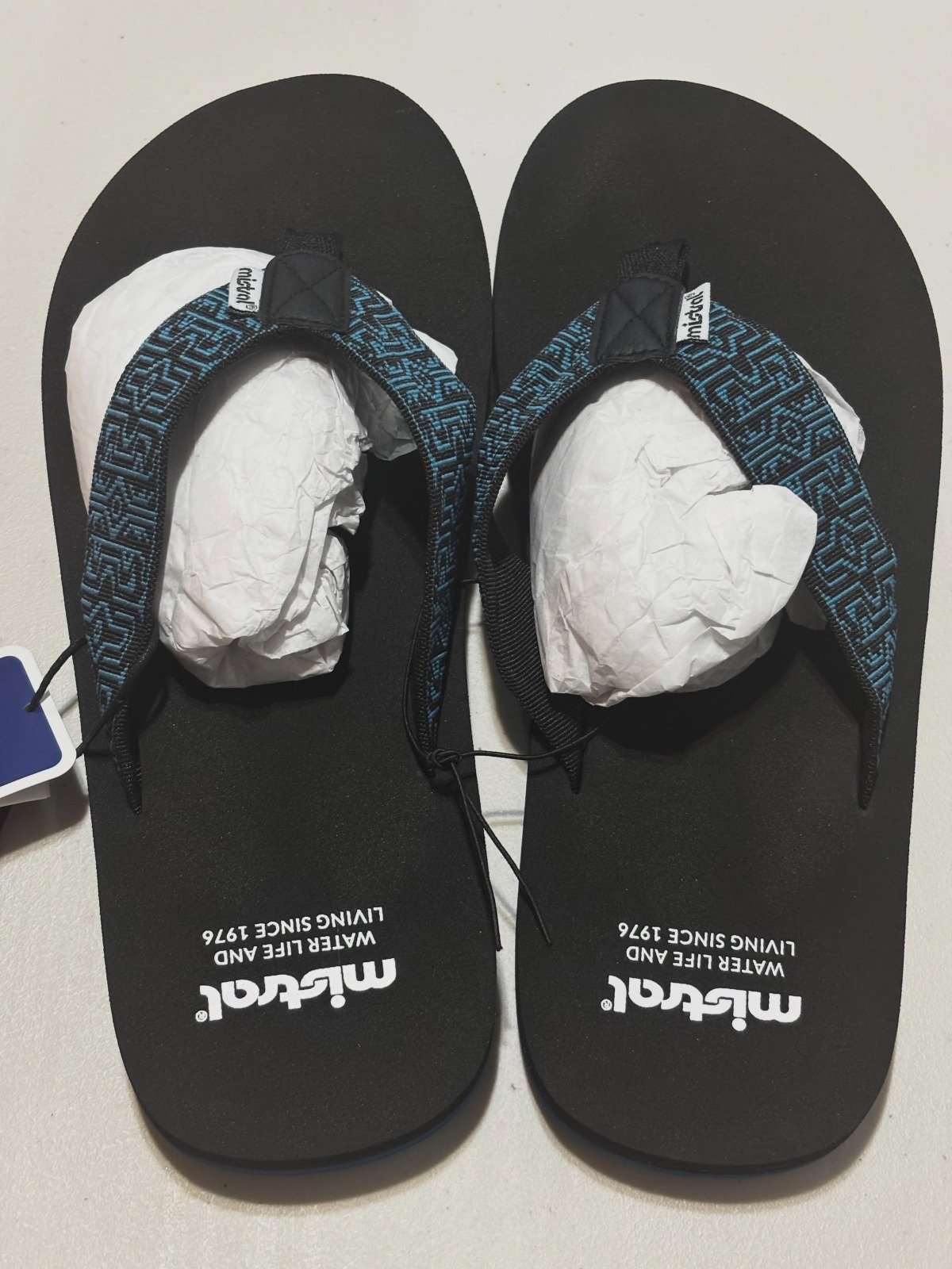 Sandalia de Tela Azul 2